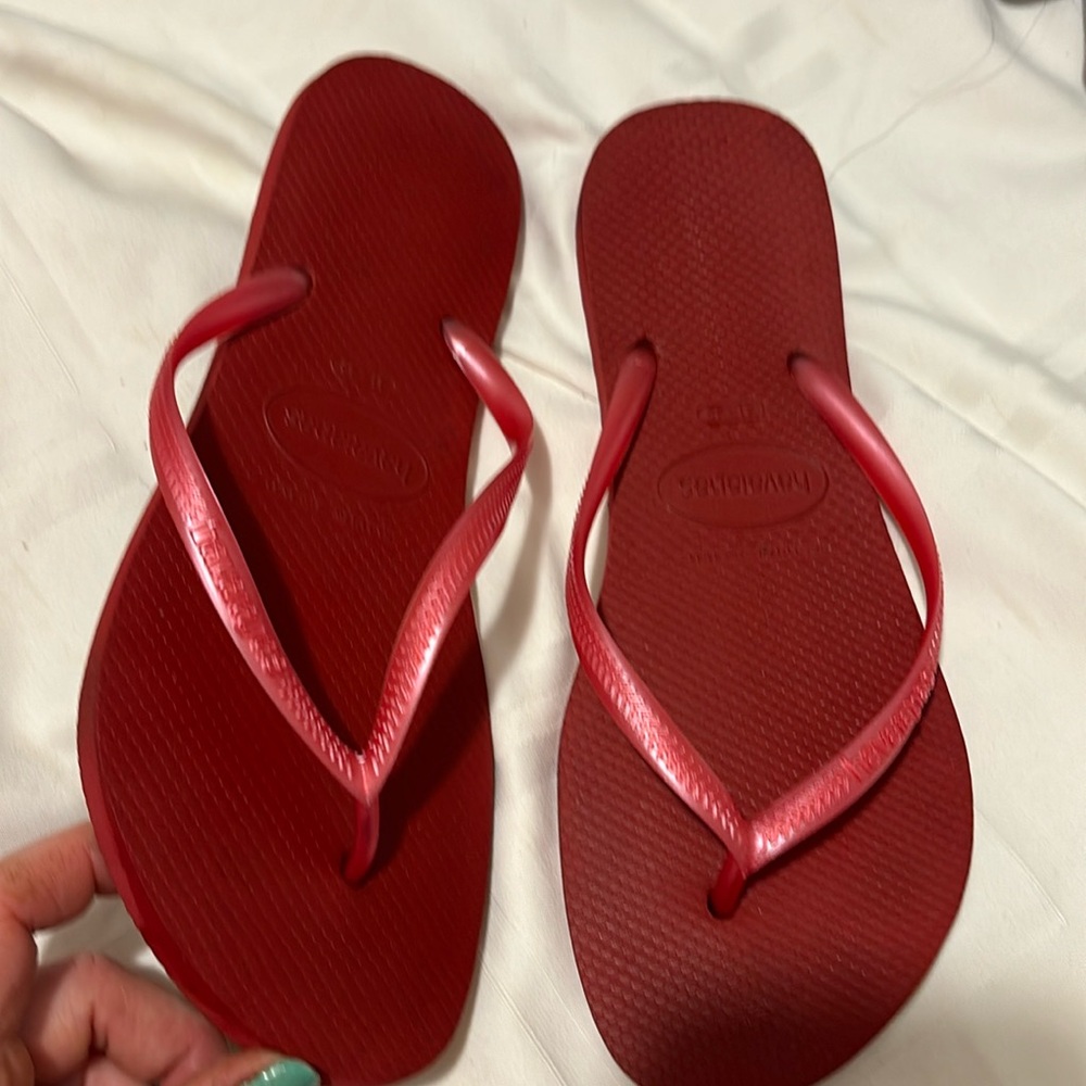 Havanas flip flop size 41/42 lots of life left hardly used